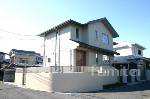 高台に建つ家 施工例 高台に建つ家 施工例