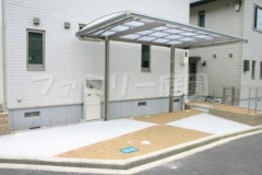 車庫まわり　カーポート　新日経　フィールポート1台