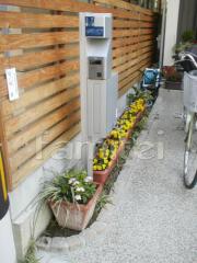 花壇施工前