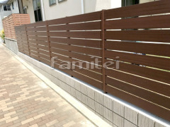 木製調目隠しフェンス塀 F&F マイティウッド