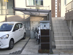 自転車バイク屋根 LIXILネスカF ガーデンルーム YKKサンフィール
