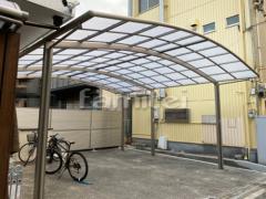 カーポート LIXILネスカR 横2台 柱なし雨除け屋根 スピーネR
