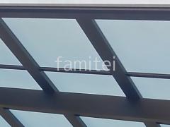 屋根材 熱線遮断ポリカーボネート クリアマット