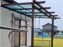 １階テラス屋根 YKKAP フル木製調 サザンテラス パーゴラタイプ