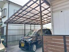 既存テラス屋根 波板張り替え