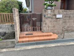 親子両開き 門扉 LIXIL 木製調 AB ウッディTS1型