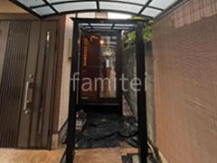 1階テラス屋根 四国化成 木製調 独立式スマートトップ 前柱