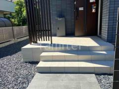 玄関アプローチ床 床タイル貼り タカショー セラレバンテ
