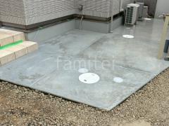 玄関アプローチ床 土間コンクリート