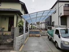 カーポート1台 (単棟) LIXIL ネスカR アール屋根