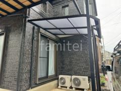 施工例画像:1階テラス屋根 YKKAP ソラリアR
