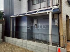 施工例画像:1階テラス屋根 YKKAP ソラリアR